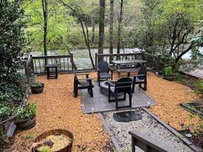 Luxury Riverfront Getaway with Fire Pit and Private Deck